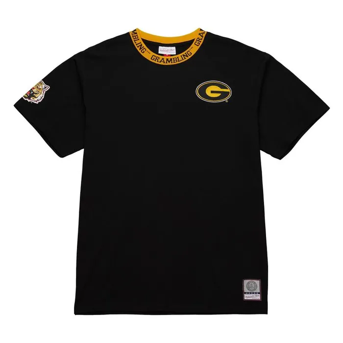 TShirts and Tops Men Mitchell and Ness Jaquard Ringer SS Tee Current Logo Grambling State University TShirts and Tops Men Mitchell and Ness Jaquard Ringer SS Tee Current Logo Grambling State University