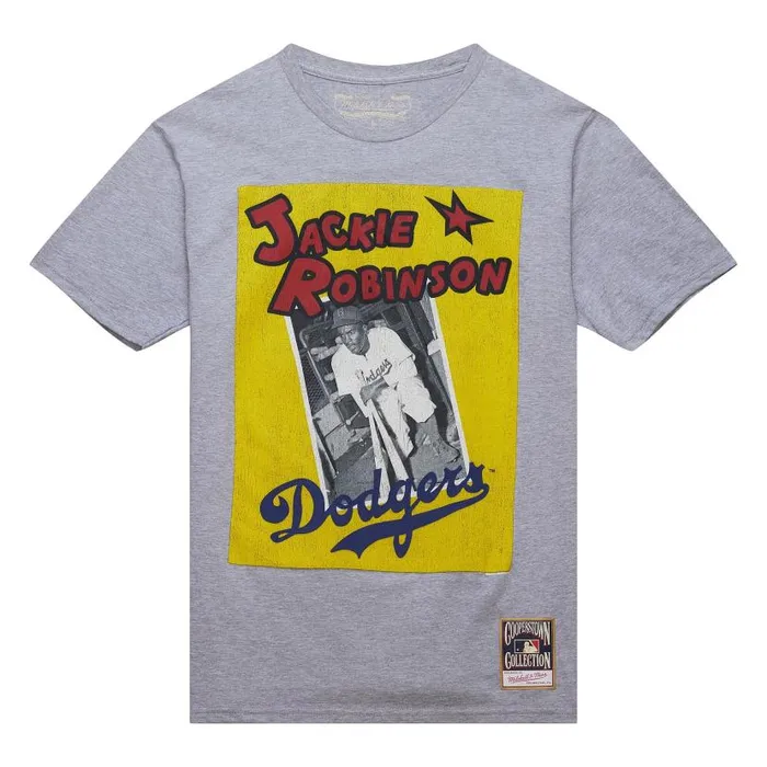TShirts and Tops Men Mitchell and Ness Jr Vintage Cover Tee Brooklyn Dodgers Jackie Robinson TShirts and Tops Men Mitchell and Ness Jr Vintage Cover Tee Brooklyn Dodgers Jackie Robinson