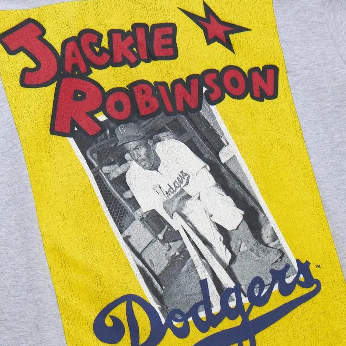 TShirts and Tops Men Mitchell and Ness Jr Vintage Cover Tee Brooklyn Dodgers Jackie Robinson TShirts and Tops Men Mitchell and Ness Jr Vintage Cover Tee Brooklyn Dodgers Jackie Robinson