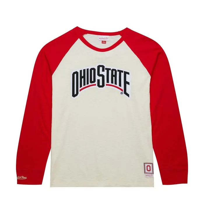TShirts and Tops Men Mitchell and Ness Legendary Slub LS Current Logo Ohio State
