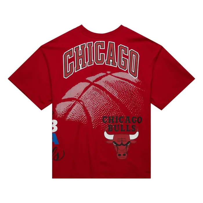 TShirts and Tops Men Mitchell and Ness Logo Blast SS Tee HWC Chicago Bulls TShirts and Tops Men Mitchell and Ness Logo Blast SS Tee HWC Chicago Bulls