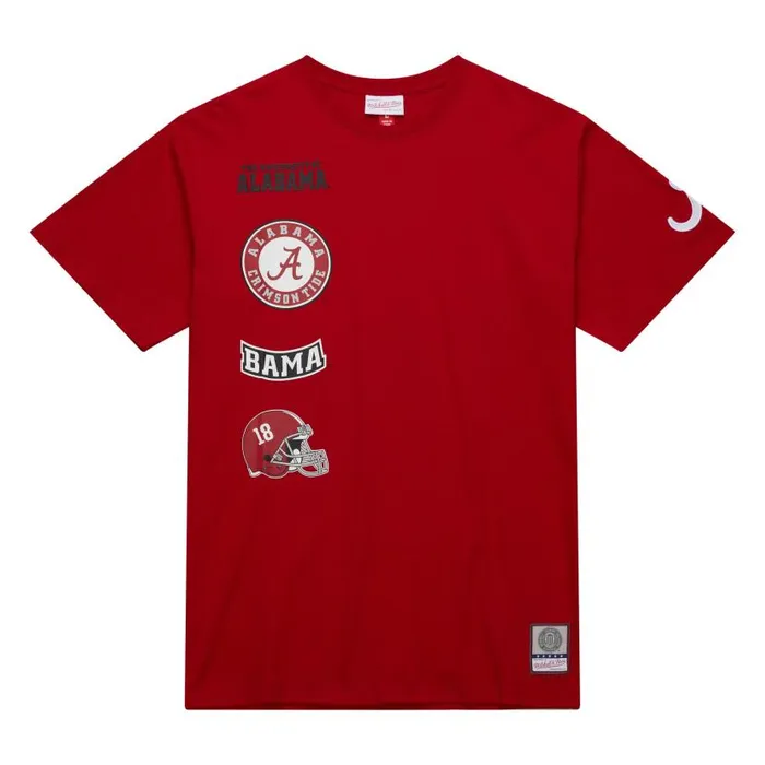 TShirts and Tops Men Mitchell and Ness MandN Hometown SS Tee Vintage Logo University Of Alabama TShirts and Tops Men Mitchell and Ness MandN Hometown SS Tee Vintage Logo University Of Alabama