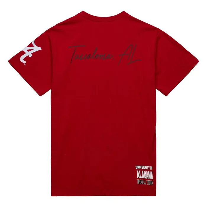 TShirts and Tops Men Mitchell and Ness MandN Hometown SS Tee Vintage Logo University Of Alabama TShirts and Tops Men Mitchell and Ness MandN Hometown SS Tee Vintage Logo University Of Alabama