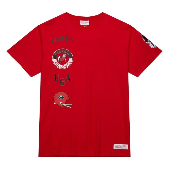 TShirts and Tops Men Mitchell and Ness MandN Hometown SS Tee Vintage Logo University Of Georgia TShirts and Tops Men Mitchell and Ness MandN Hometown SS Tee Vintage Logo University Of Georgia