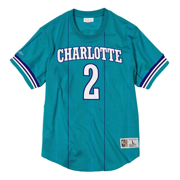 TShirts and Tops Men Mitchell and Ness Name And Number Mesh Top Charlotte Hornets 199293 Larry Johnson TShirts and Tops Men Mitchell and Ness Name And Number Mesh Top Charlotte Hornets 199293 Larry Johnson