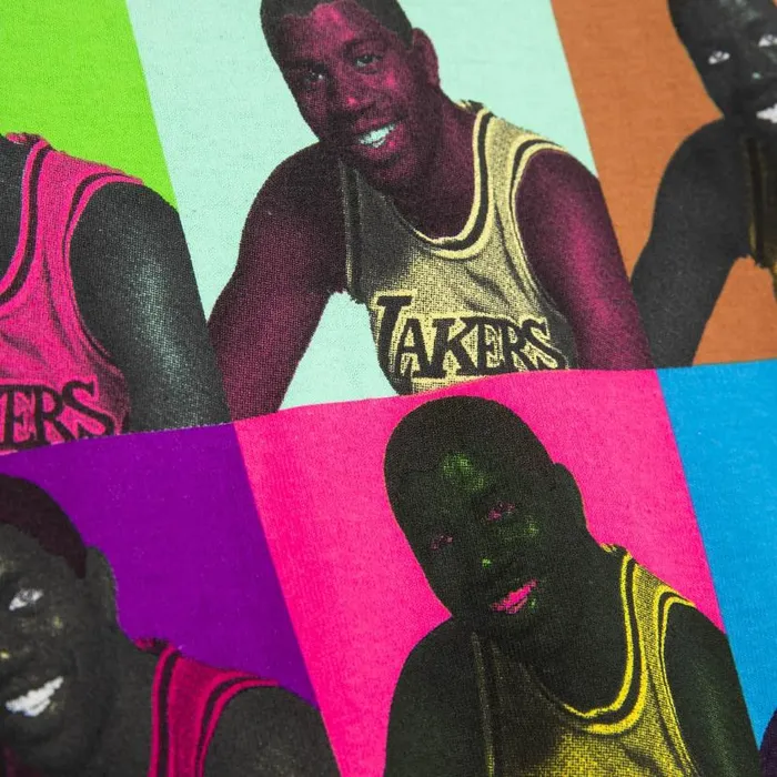 TShirts and Tops Men Mitchell and Ness Pop Art Tee Los Angeles Lakers Magic Johnson TShirts and Tops Men Mitchell and Ness Pop Art Tee Los Angeles Lakers Magic Johnson