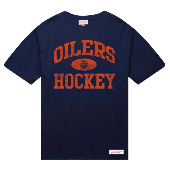 TShirts and Tops Men Mitchell and Ness Powerplay SS Slub Tee Edmonton Oilers