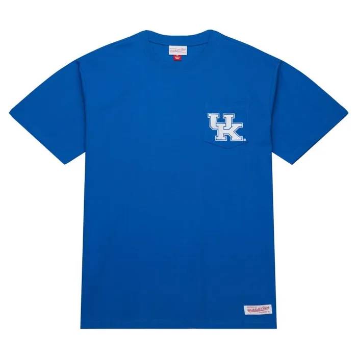 TShirts and Tops Men Mitchell and Ness Premium Pocket Tee University Of Kentucky