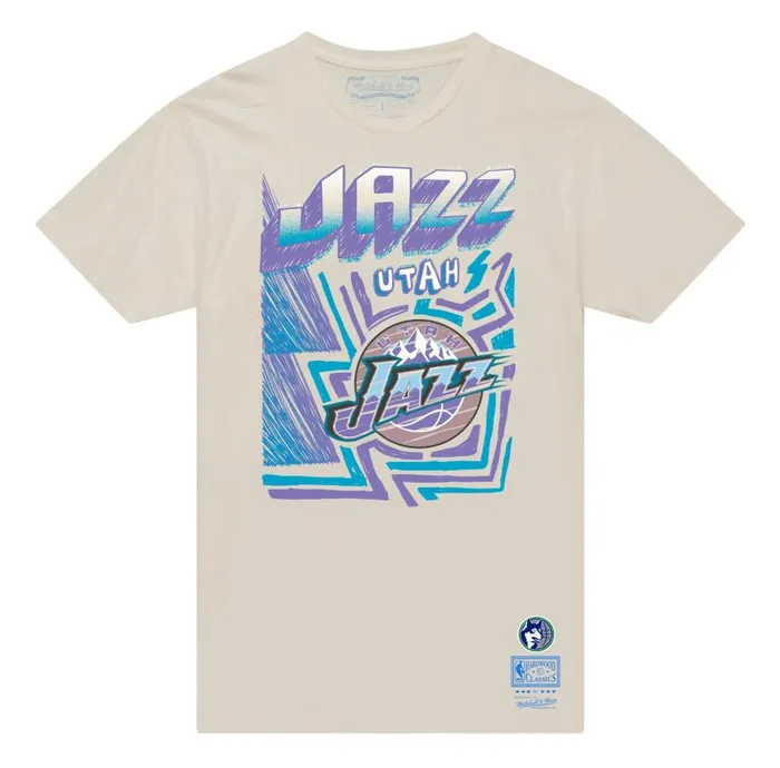 TShirts and Tops Men Mitchell and Ness Sidewalk Tee Utah Jazz