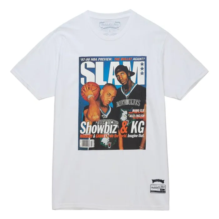 TShirts and Tops Men Mitchell and Ness Slam Cover Minnesota Timberwolves