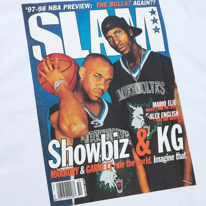 TShirts and Tops Men Mitchell and Ness Slam Cover Minnesota Timberwolves TShirts and Tops Men Mitchell and Ness Slam Cover Minnesota Timberwolves