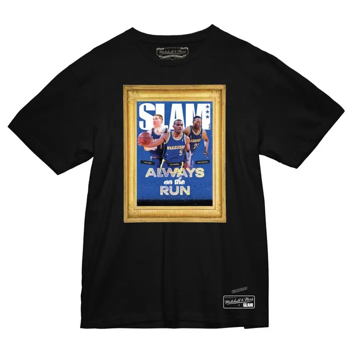 TShirts and Tops Men Mitchell and Ness SLAM Frame Tee Golden State Warriors