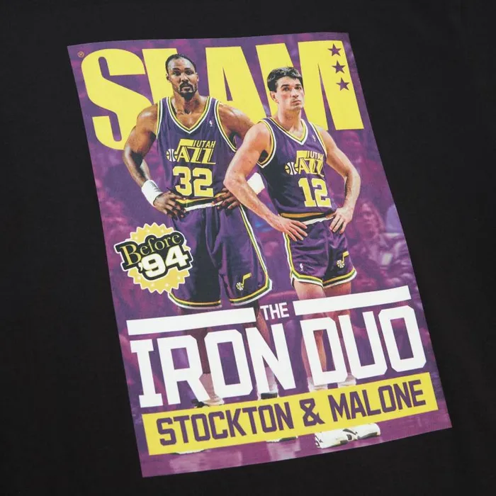 TShirts and Tops Men Mitchell and Ness Slam Iron Duo Tee Utah Jazz TShirts and Tops Men Mitchell and Ness Slam Iron Duo Tee Utah Jazz