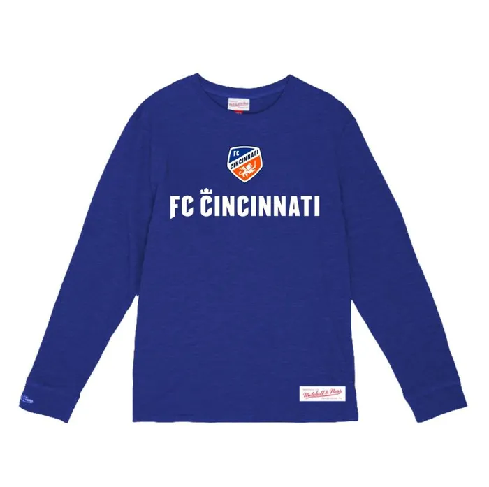 TShirts and Tops Men Mitchell and Ness Starter Slub LS FC Cincinnati