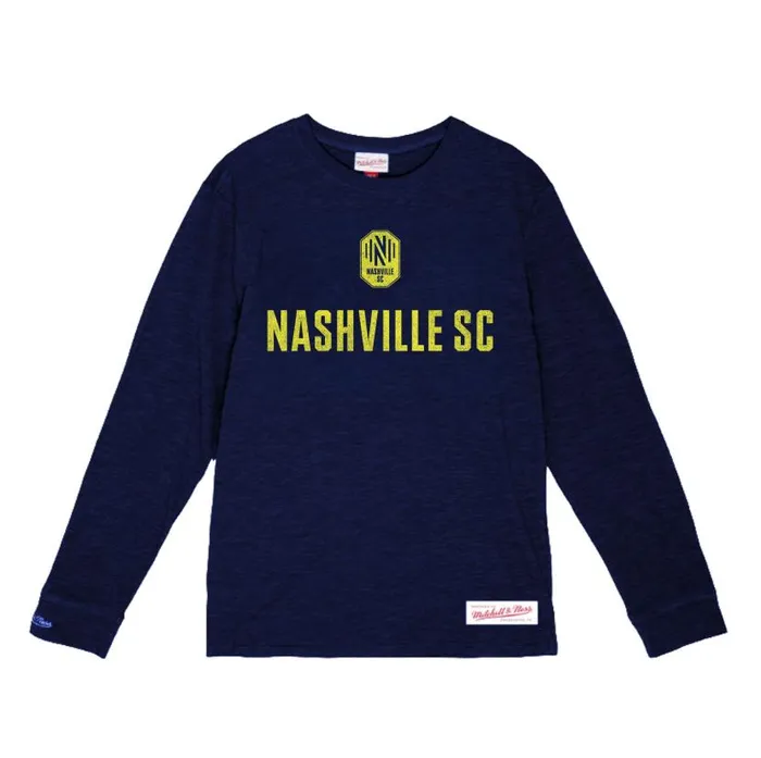 TShirts and Tops Men Mitchell and Ness Starter Slub LS Nashville SC