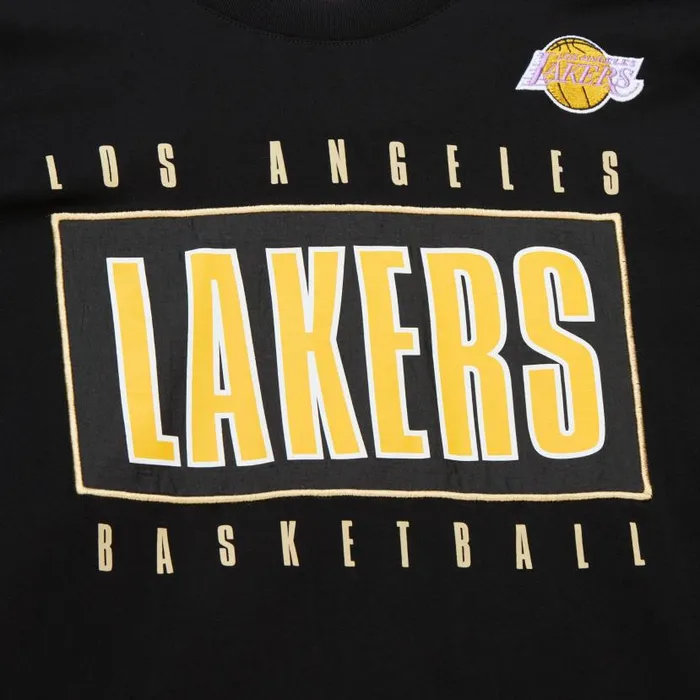 TShirts and Tops Men Mitchell and Ness Team OG 20 Premium SS Tee Vintage Logo Los Angeles Lakers TShirts and Tops Men Mitchell and Ness Team OG 20 Premium SS Tee Vintage Logo Los Angeles Lakers