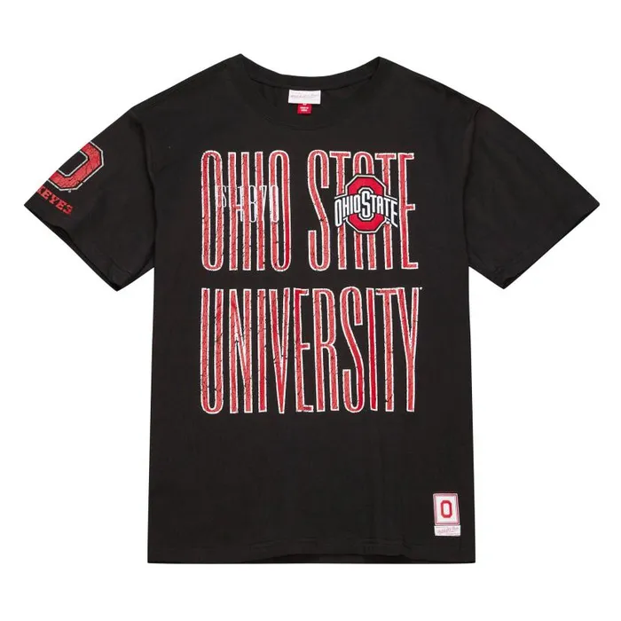 TShirts and Tops Men Mitchell and Ness Team OG Premium SS Tee Ohio State
