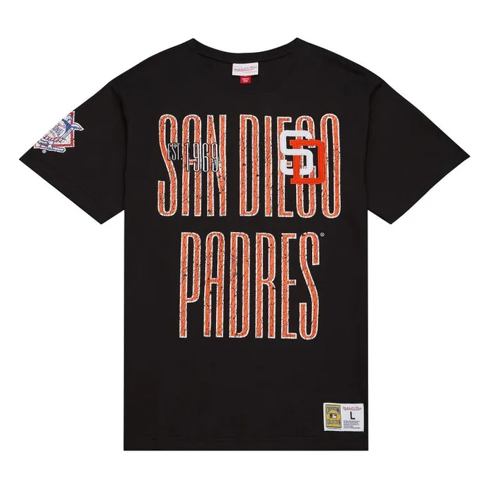 TShirts and Tops Men Mitchell and Ness Team OG Premium SS Tee San Diego Padres