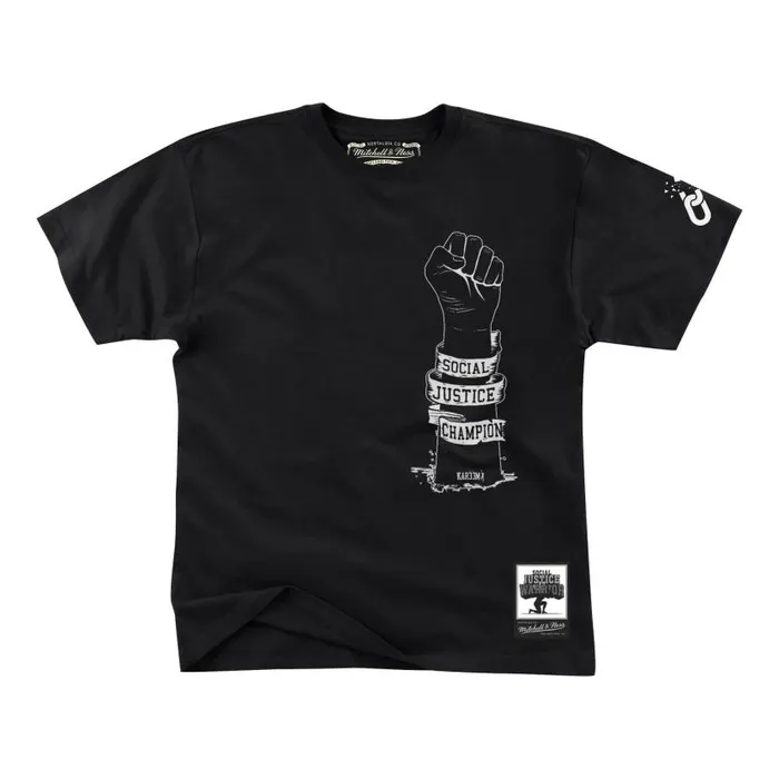 TShirts and Tops Women Mitchell and Ness MandN Social Justice Championship Tee