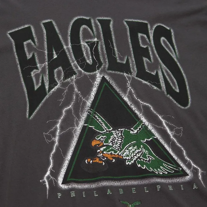 TShirts and Tops Women Mitchell and Ness Women039s Logo Boyfriend Tee Philadelphia Eagles