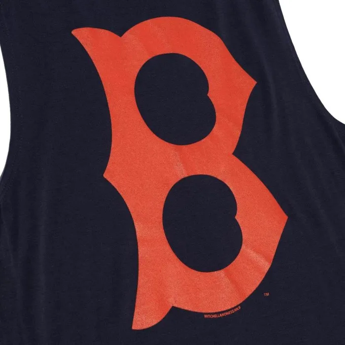 TShirts and Tops Women Mitchell and Ness Womens Tonal Logo Story Tank Boston Red Sox