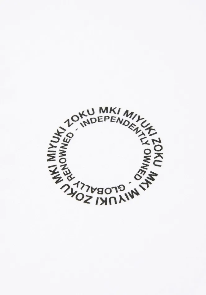 TShirts Men MKI MIYUKI ZOKU Mki Circle TShirt White