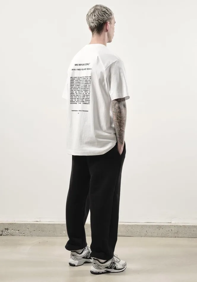 TShirts Men MKI MIYUKI ZOKU Mki Phonetic TShirt White