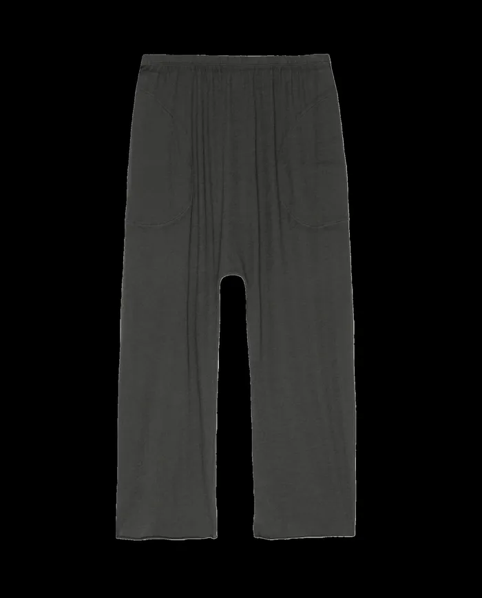 The Great Sleep Bottoms Women The Lounge Crop Washed Black The Great Sleep Bottoms Women The Lounge Crop Washed Black