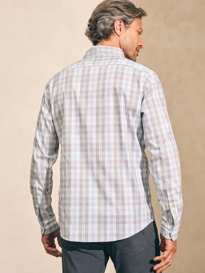 The Movement Shirt 8211 Grey Cream Plaid Grey Cream Plaid Women Faherty Overalls and Jumpsuits