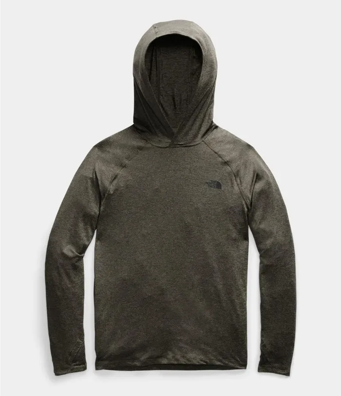 The North Face Active Tops Mens HyperLayer FD Hoodie New Taupe Green Heather