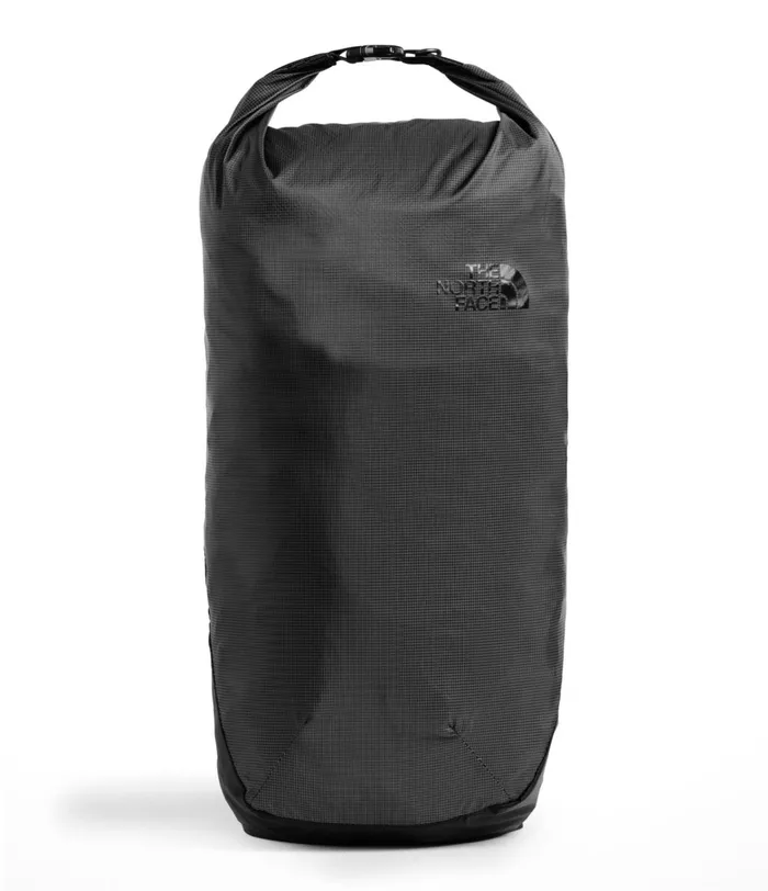 The North Face Backpacks Womens Flyweight Rolltop Asphalt Greytnf Black