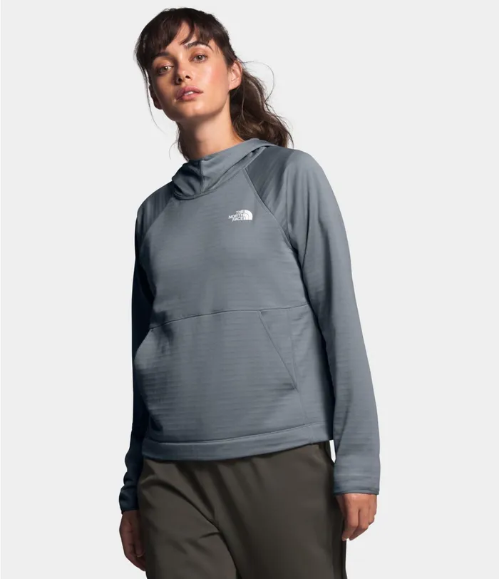 The North Face Hoodies and Sweatshirts Womens Echo Rock Pullover Hoodie Mid Grey