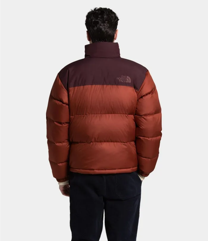 The North Face Insulated and Down Jackets Mens Eco Nuptse Jacket Brandy Brownroot Brown