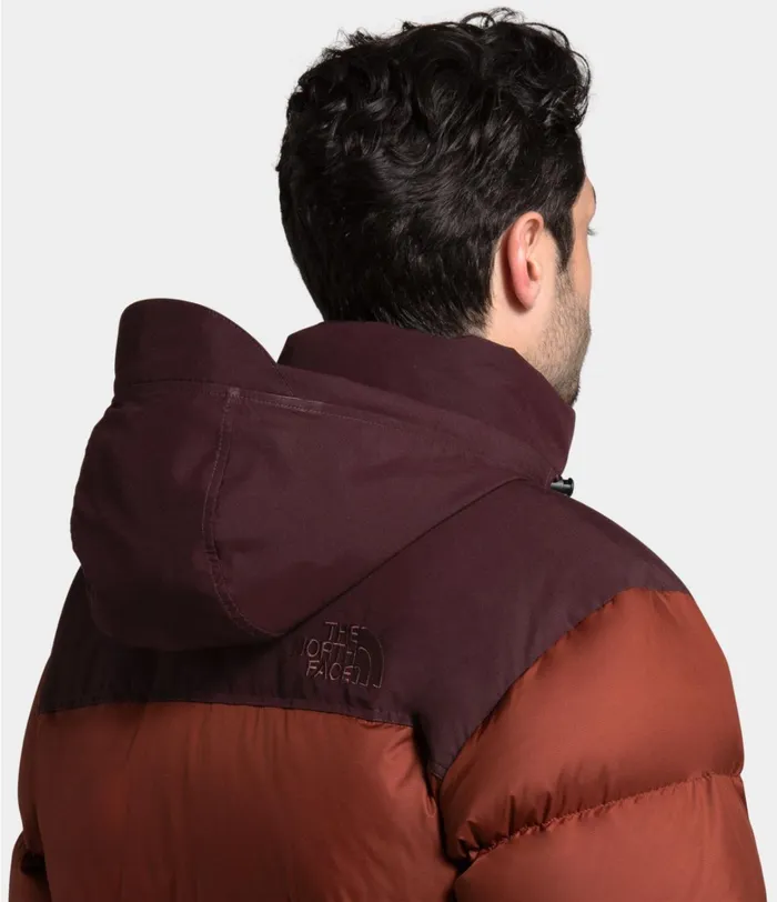 The North Face Insulated and Down Jackets Mens Eco Nuptse Jacket Brandy Brownroot Brown