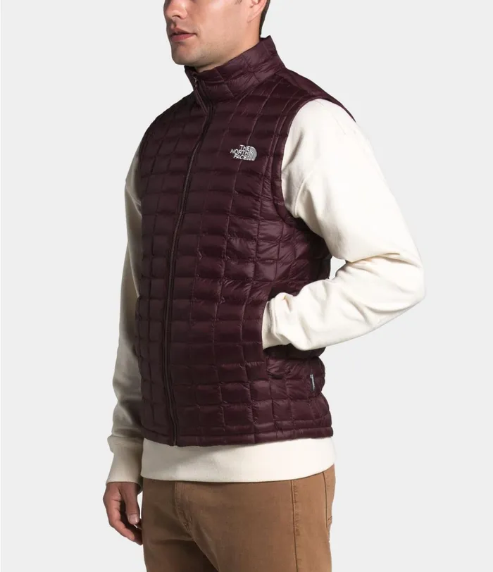 The North Face Insulated and Down Jackets Mens ThermoBall Eco Vest Root Brown Matte