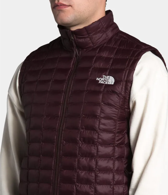 The North Face Insulated and Down Jackets Mens ThermoBall Eco Vest Root Brown Matte