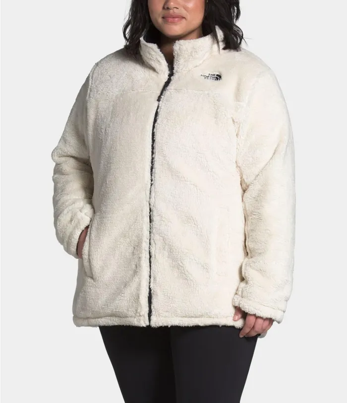The North Face Insulated and Down Jackets Womens Plus Mossbud Insulated Reversible Jacket Aviator Navyvintage White