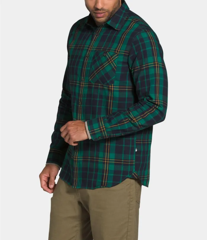 The North Face Shirts and Polos Mens Hayden Pass 20 Shirt Evergreen Heritage Medium Three Color Plaid