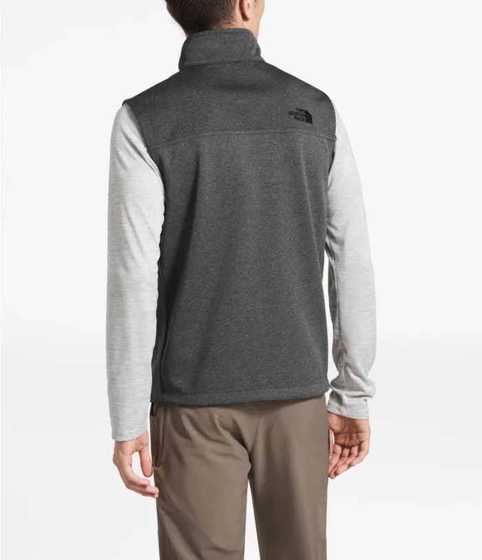 The North Face Windbreakers Mens Apex Canyonwall Vest Tnf Dark Grey Heather