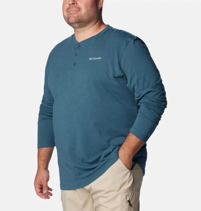 Thistletown Hills Henley 8211 Big Night Wave Heather Mens Columbia Sportswear Long Sleeve Thistletown Hills Henley 8211 Big Night Wave Heather Mens Columbia Sportswear Long Sleeve