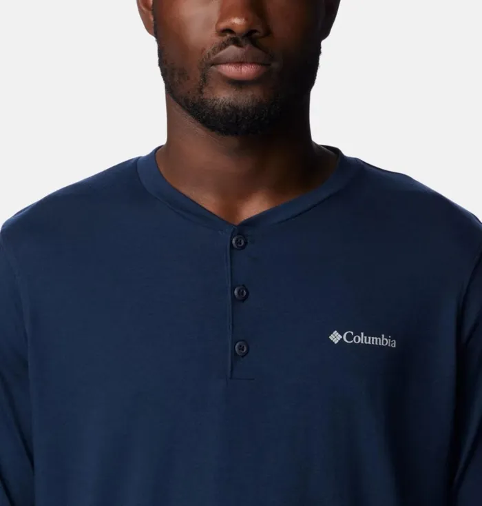 Thistletown Hills Henley Collegiate Navy Heather Mens Columbia Sportswear Long Sleeve Thistletown Hills Henley Collegiate Navy Heather Mens Columbia Sportswear Long Sleeve