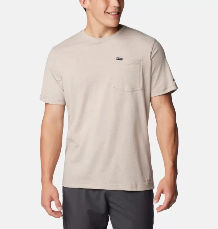 Thistletown Hills Pocket TShirt 8211 Tall Delta Heather Mens Columbia Sportswear Short Sleeve Thistletown Hills Pocket TShirt 8211 Tall Delta Heather Mens Columbia Sportswear Short Sleeve