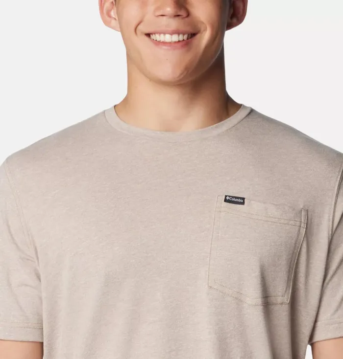 Thistletown Hills Pocket TShirt 8211 Tall Delta Heather Mens Columbia Sportswear Short Sleeve Thistletown Hills Pocket TShirt 8211 Tall Delta Heather Mens Columbia Sportswear Short Sleeve