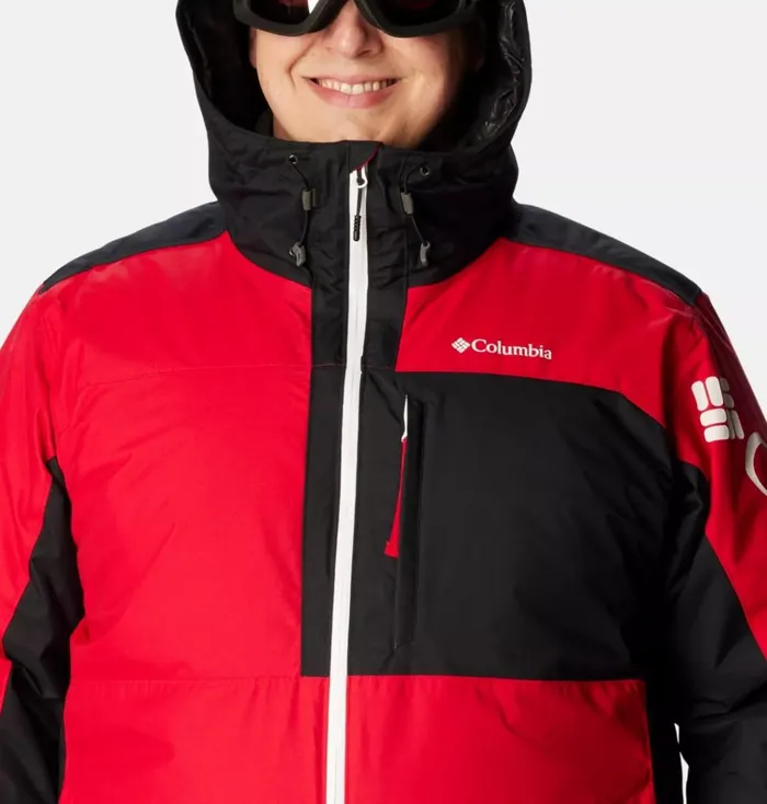 Timberturner II Jacket 8211 Big Mountain Red Black Mens Columbia Sportswear Insulated and Down Timberturner II Jacket 8211 Big Mountain Red Black Mens Columbia Sportswear Insulated and Down
