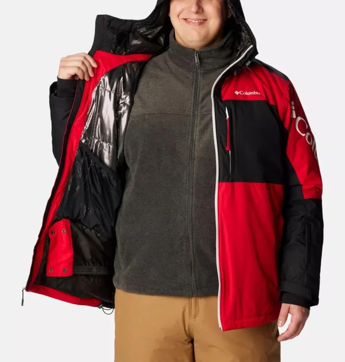 Timberturner II Jacket 8211 Big Mountain Red Black Mens Columbia Sportswear Insulated and Down Timberturner II Jacket 8211 Big Mountain Red Black Mens Columbia Sportswear Insulated and Down