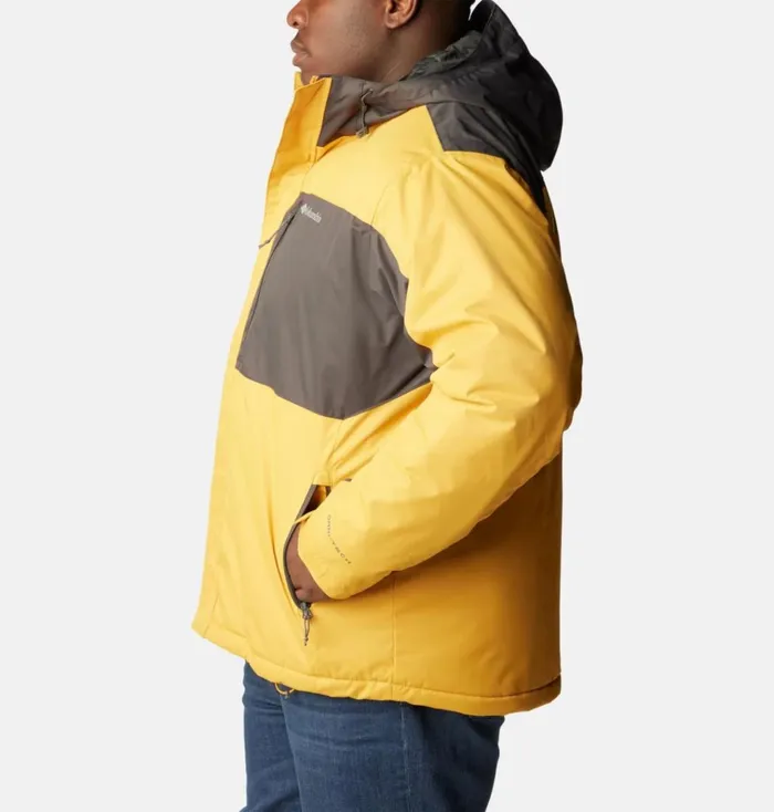 Tipton Peak II Insulated Rain Jacket 8211 Big Raw Honey Shark Mens Columbia Sportswear Insulated and Down Tipton Peak II Insulated Rain Jacket 8211 Big Raw Honey Shark Mens Columbia Sportswear Insulated and Down