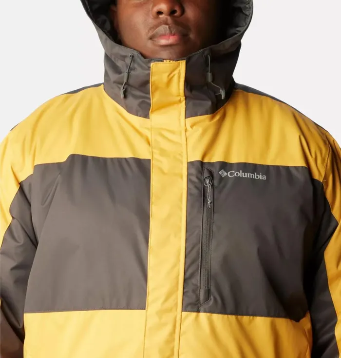 Tipton Peak II Insulated Rain Jacket 8211 Big Raw Honey Shark Mens Columbia Sportswear Insulated and Down Tipton Peak II Insulated Rain Jacket 8211 Big Raw Honey Shark Mens Columbia Sportswear Insulated and Down