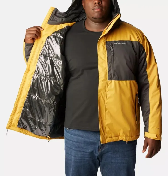 Tipton Peak II Insulated Rain Jacket 8211 Big Raw Honey Shark Mens Columbia Sportswear Insulated and Down Tipton Peak II Insulated Rain Jacket 8211 Big Raw Honey Shark Mens Columbia Sportswear Insulated and Down