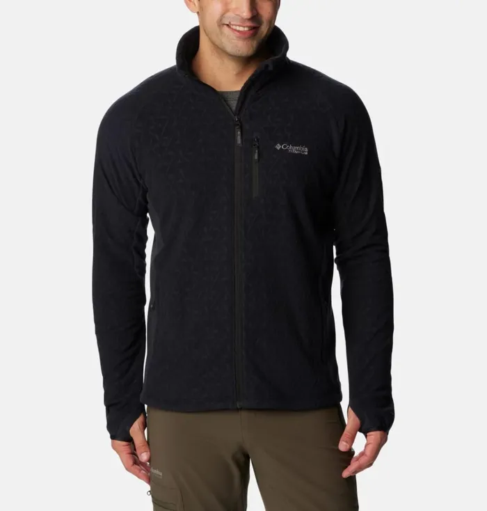 Titan Pass 30 Full Zip Fleece Jacket Black Mens Columbia Sportswear Jackets and Vests