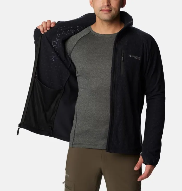 Titan Pass 30 Full Zip Fleece Jacket Black Mens Columbia Sportswear Jackets and Vests Titan Pass 30 Full Zip Fleece Jacket Black Mens Columbia Sportswear Jackets and Vests